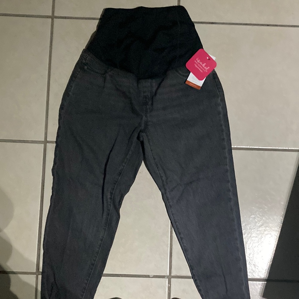 Black levi maternity pants